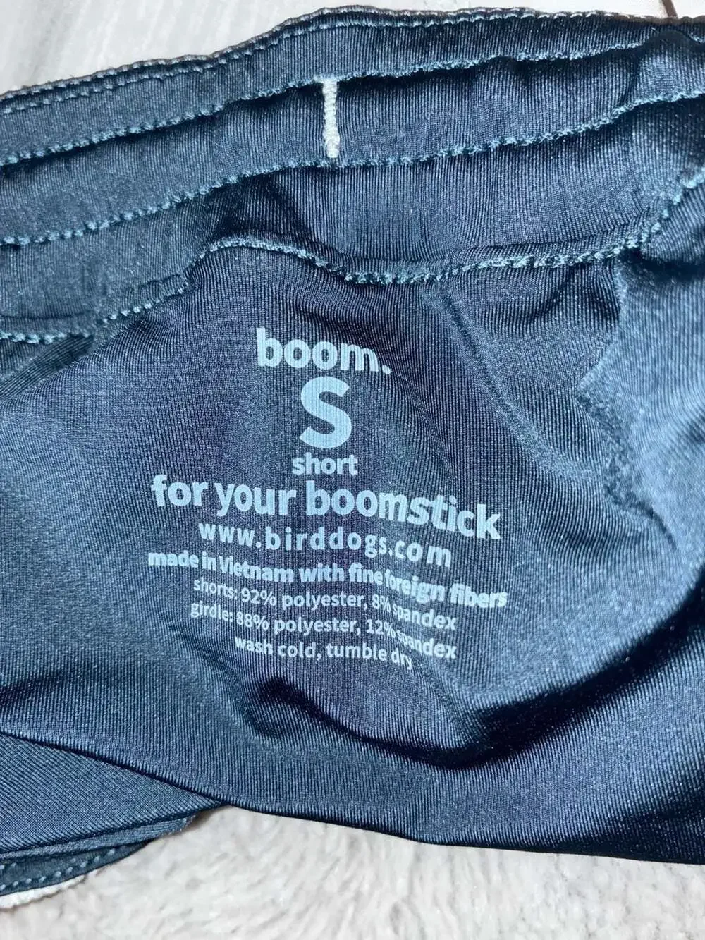 Birddogs Boom Gray Space Dye Athletic Lined Shorts Size S